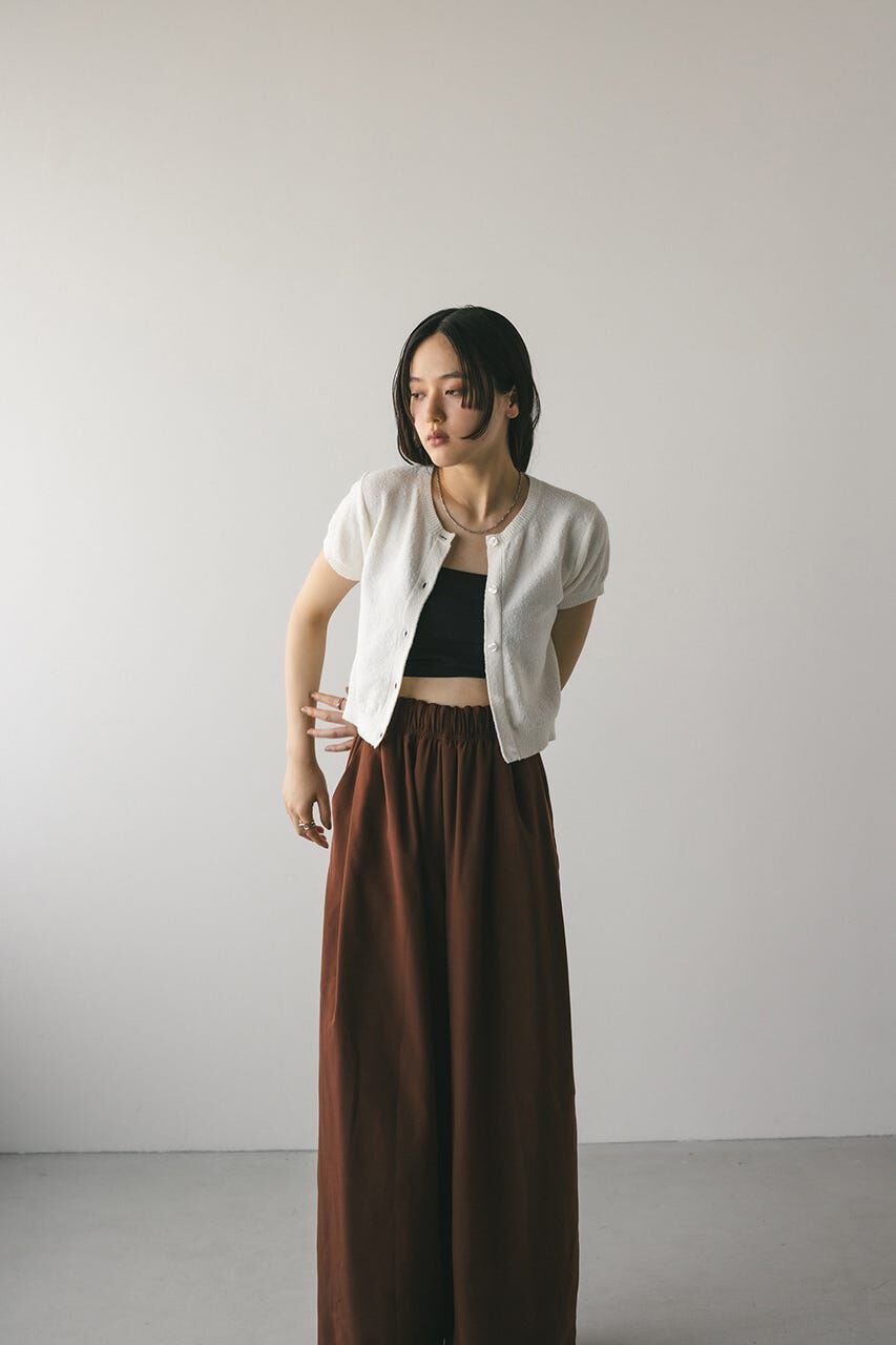 STYLEMIXER「2WAYパイルニットコンパクトトップ」|ニット・セーター|