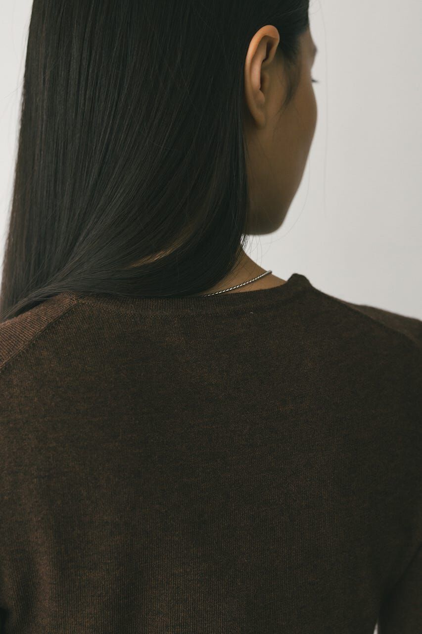 STYLEMIXER「フィンガーホールクルーネックニット」|ニット・セーター|