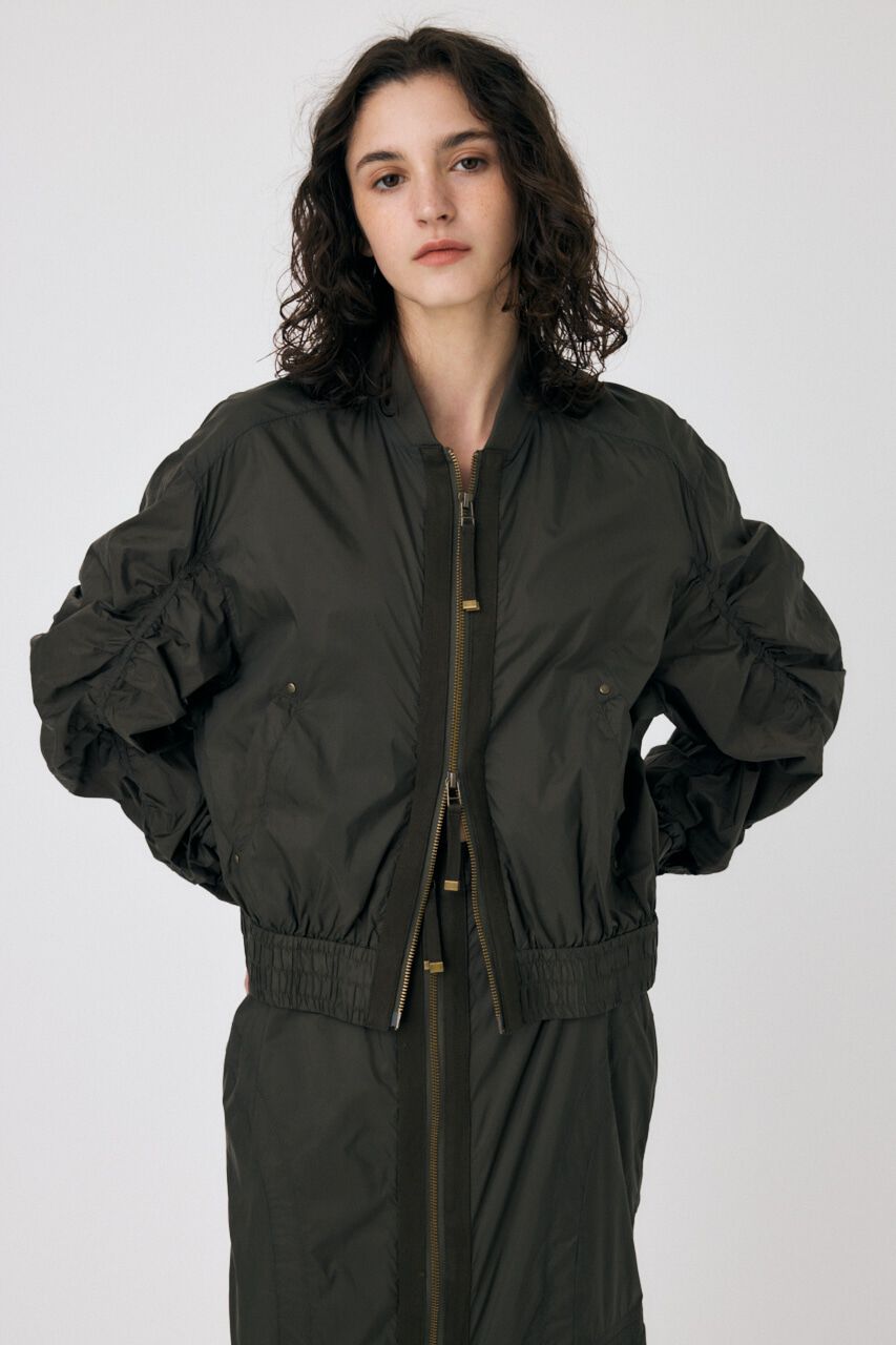 MOUSSY「FRONT ZIP FUNCTION ブルゾン」|ブルゾン・スタジャン|D/KHA3