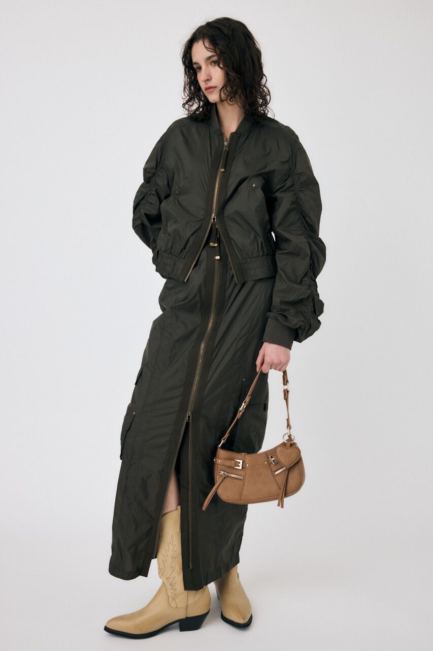 MOUSSY「FRONT ZIP FUNCTION ブルゾン」|ブルゾン・スタジャン|