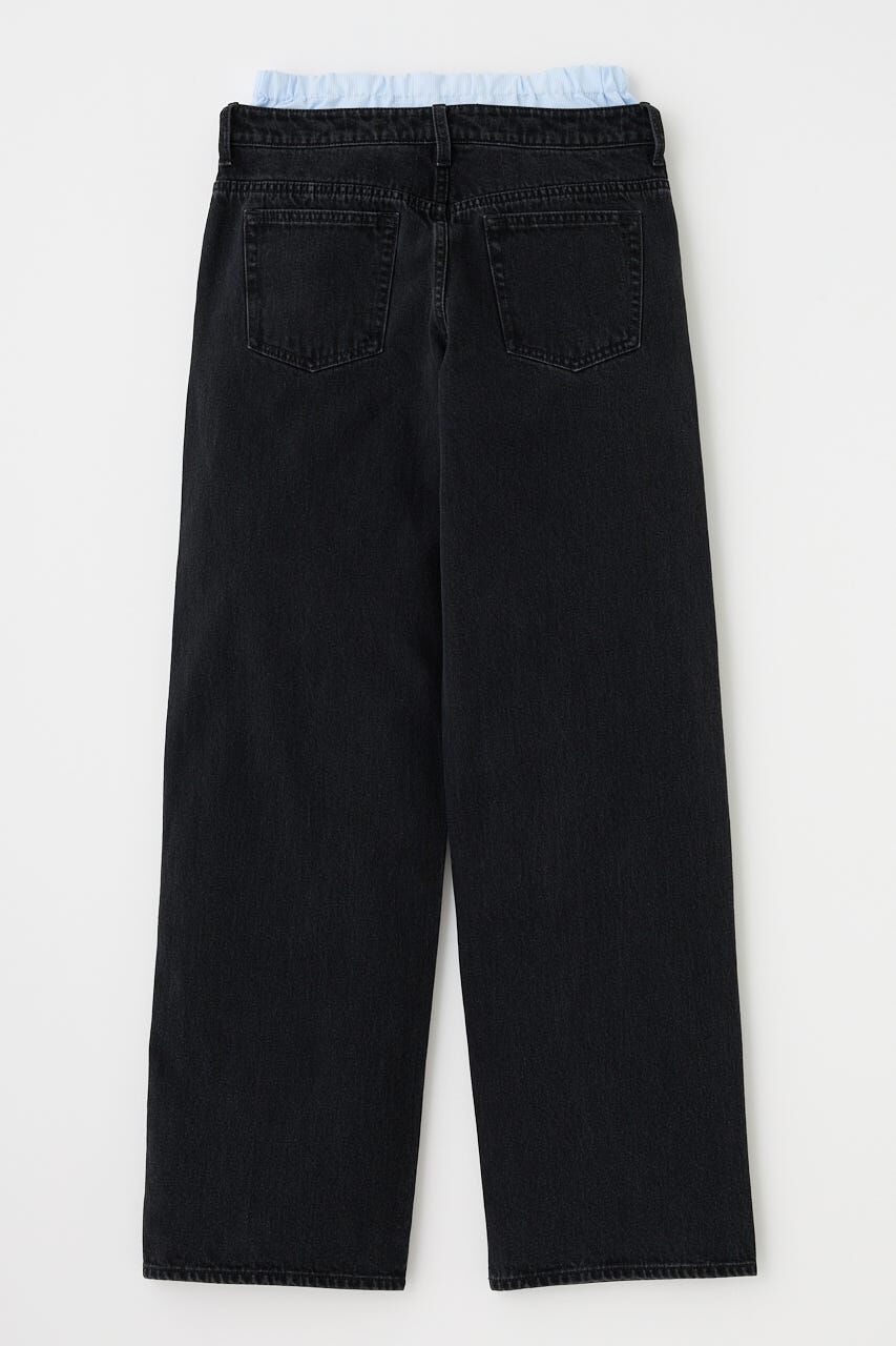 MOUSSY「BOXER LAYERED STRAIGHT デニム」|デニム|