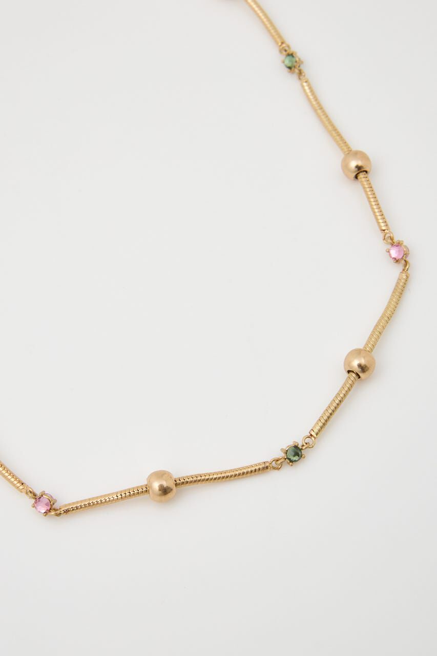 MOUSSY「GEM チョーカー」|ネックレス|