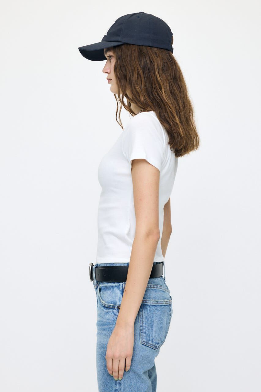 MOUSSY「SUVIN GIZA BOAT NECK TEE」|Tシャツ・カットソー|