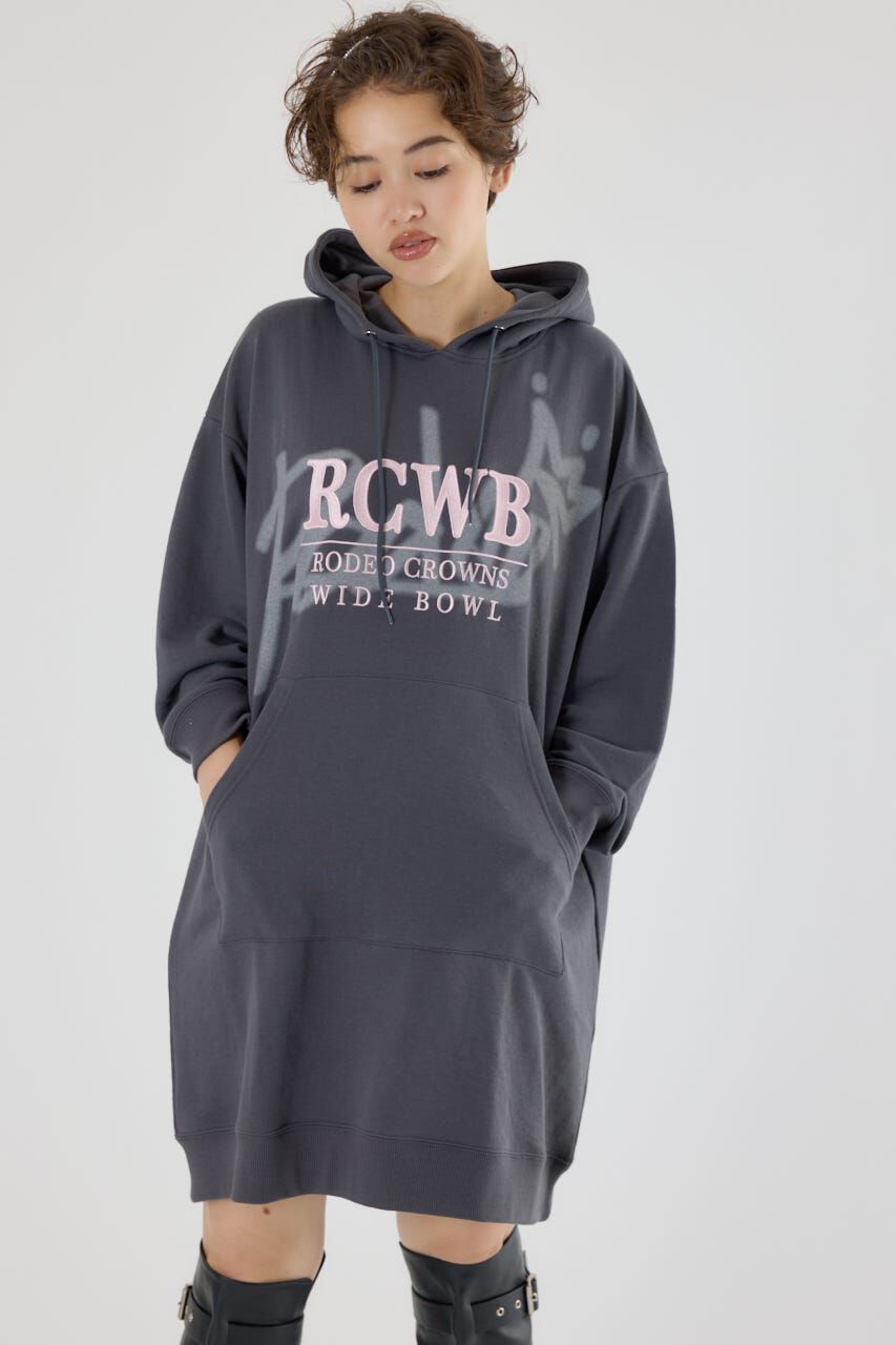 RODEO CROWNS「シャドーロゴパーカーワンピース」|ワンピース|C.GRY