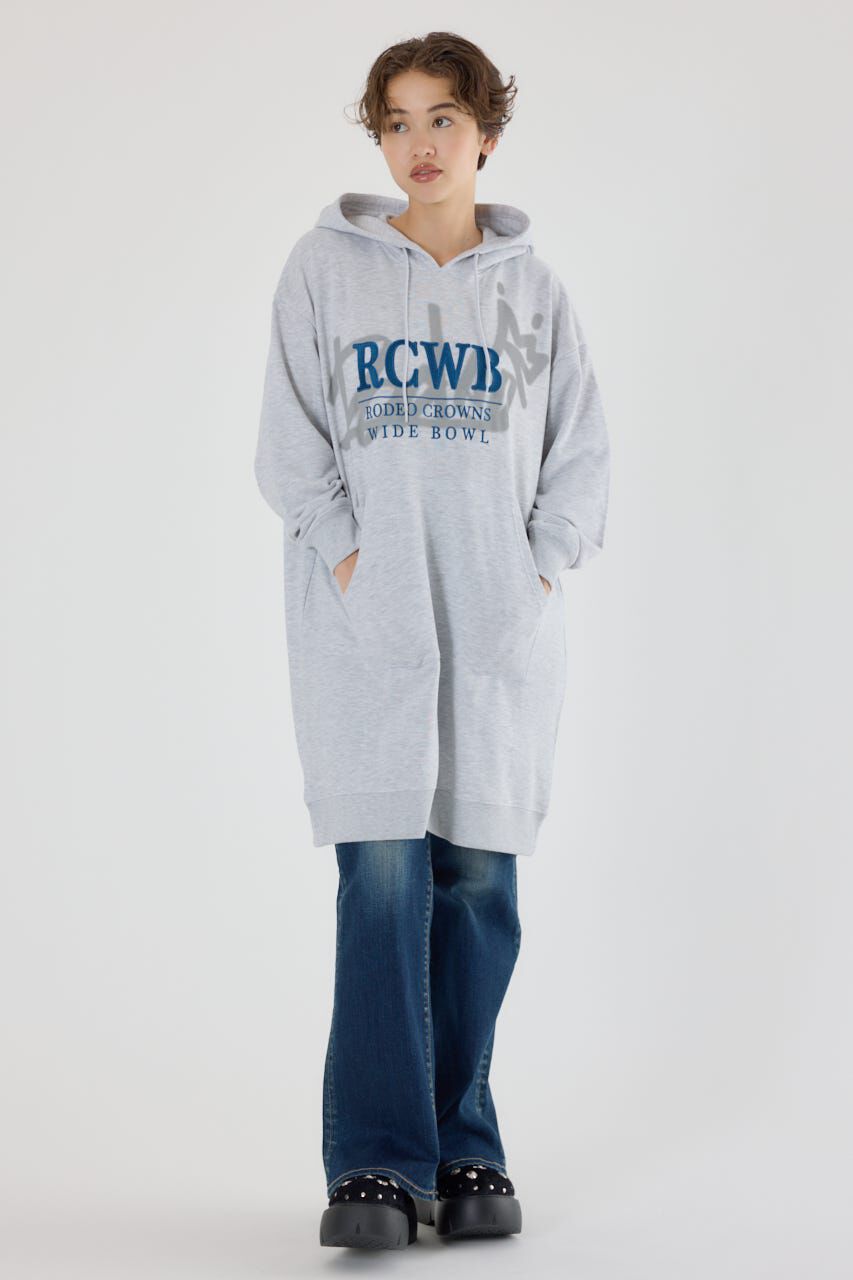 RODEO CROWNS「シャドーロゴパーカーワンピース」|ワンピース|