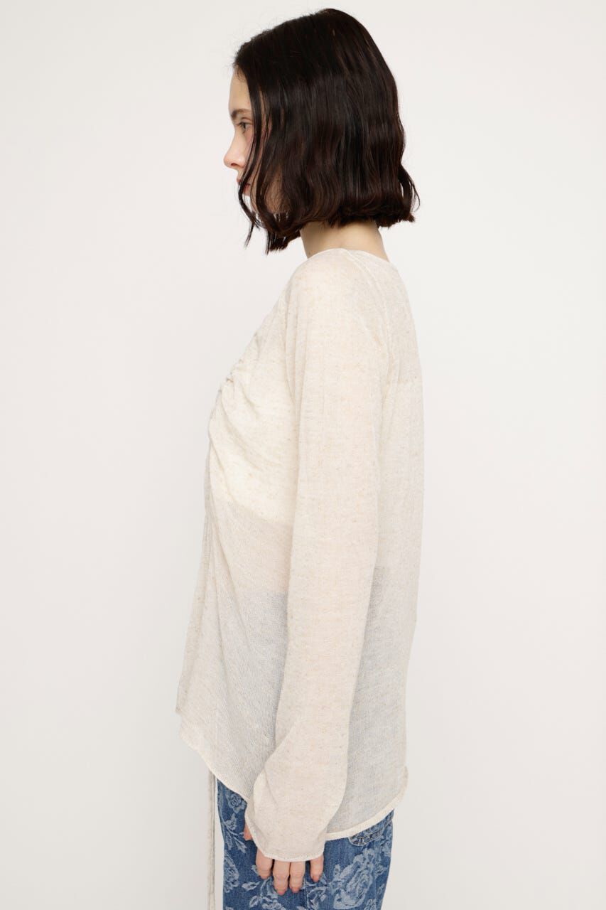 SLY「SHEER KNIT トップス」|ニット・セーター|