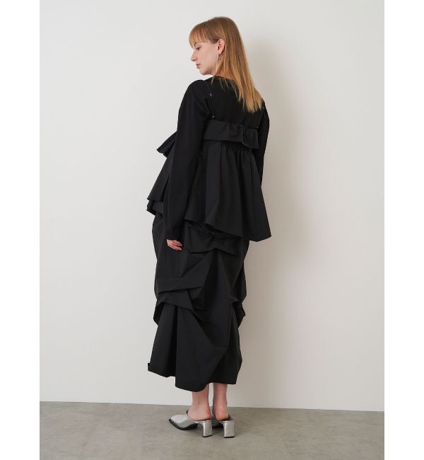 ELENDEEK「TUCK DRAPE TAFFETA SK」|スカート|