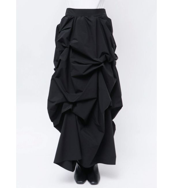 ELENDEEK「TUCK DRAPE TAFFETA SK」|スカート|