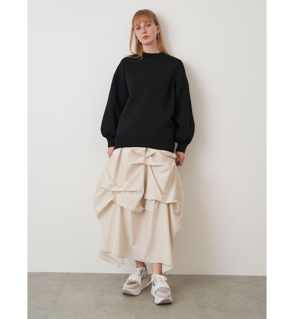ELENDEEK「TUCK DRAPE TAFFETA SK」|スカート|