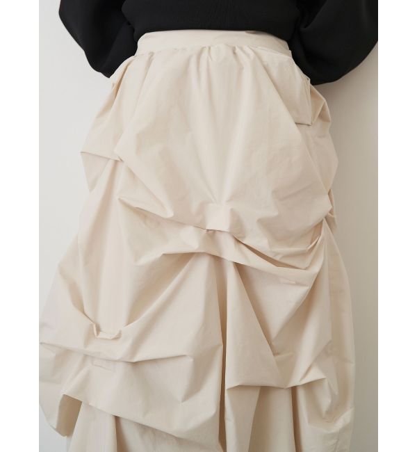 ELENDEEK「TUCK DRAPE TAFFETA SK」|スカート|