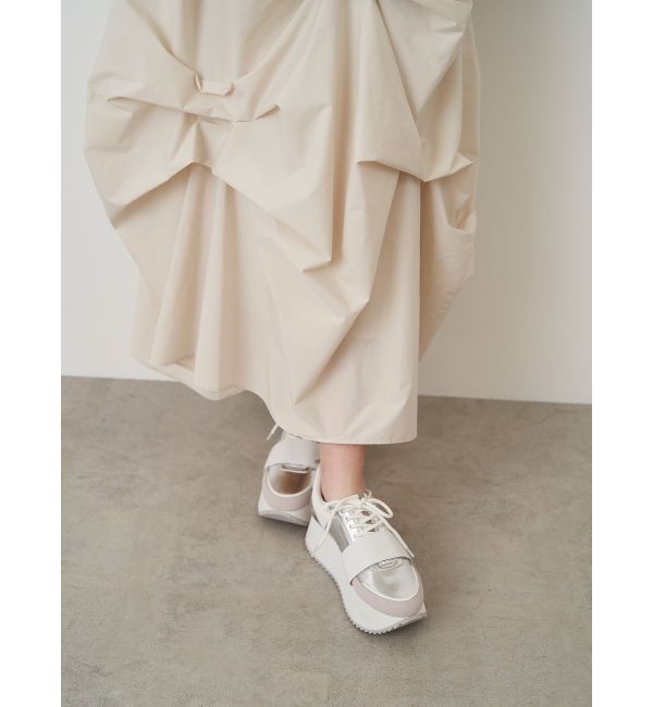 ELENDEEK「TUCK DRAPE TAFFETA SK」|スカート|