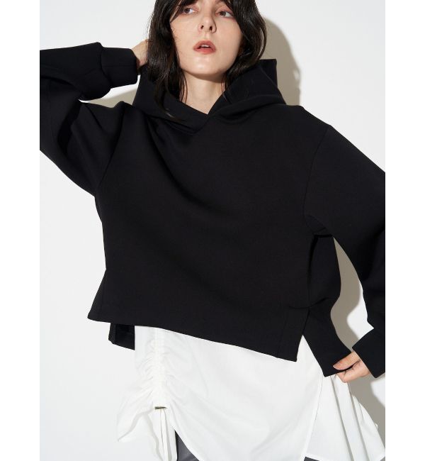 ELENDEEK「DRAWSTRING BL SET HOODIE」|パーカー|ブラック