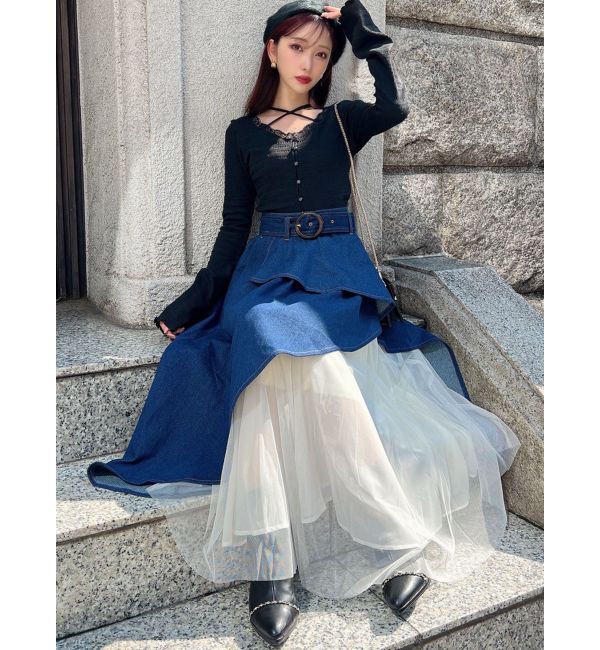 RESEXXY「チュールボリュームスカート」|スカート|