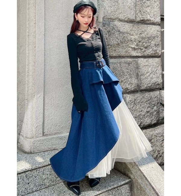 RESEXXY「チュールボリュームスカート」|スカート|