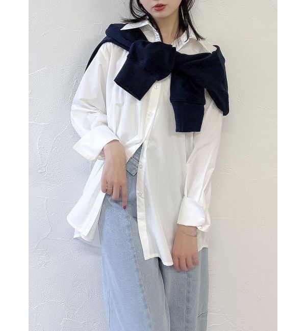 dazzlin「マルチレイヤードシャツ」|シャツ・ブラウス|オフホワイト