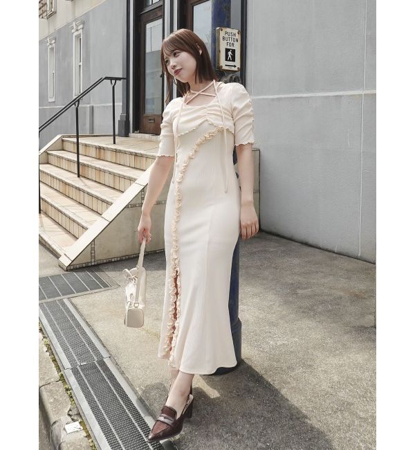 dazzlin「アシメレイヤードカットワンピース」|ワンピース|