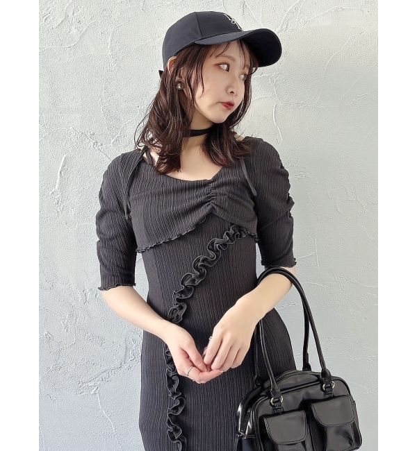 dazzlin「アシメレイヤードカットワンピース」|ワンピース|