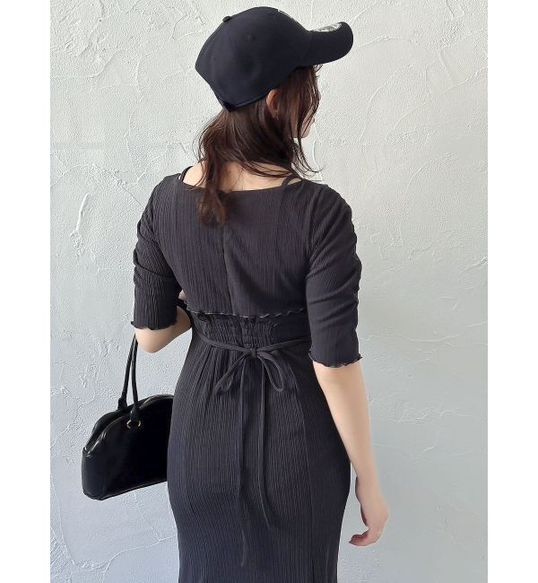 dazzlin「アシメレイヤードカットワンピース」|ワンピース|