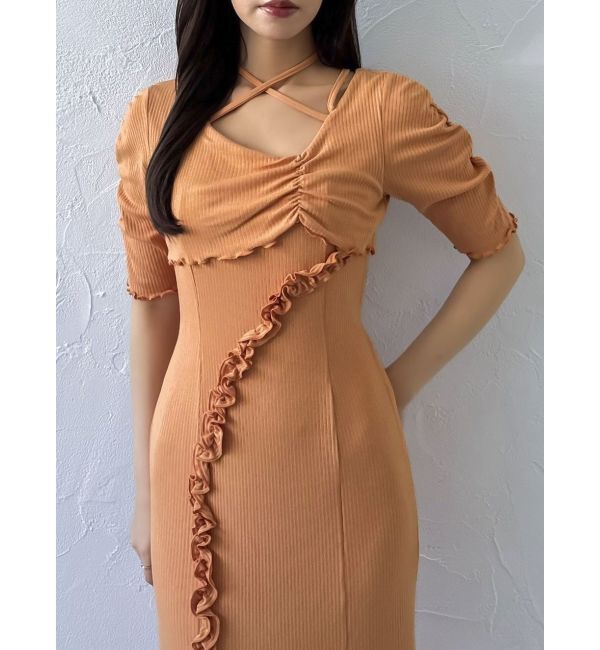 dazzlin「アシメレイヤードカットワンピース」|ワンピース|