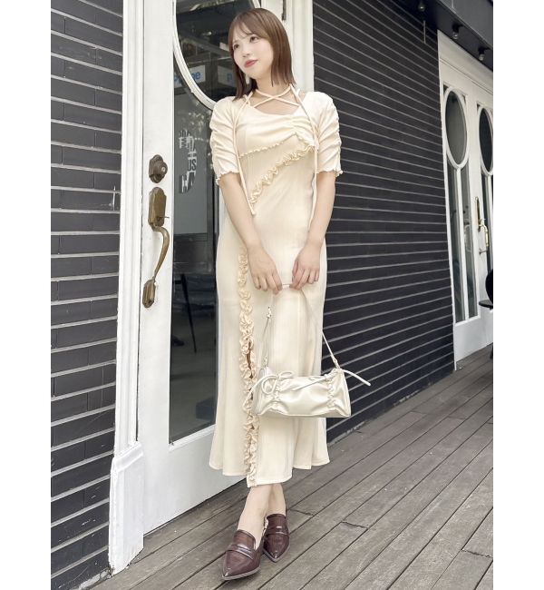 dazzlin「アシメレイヤードカットワンピース」|ワンピース|