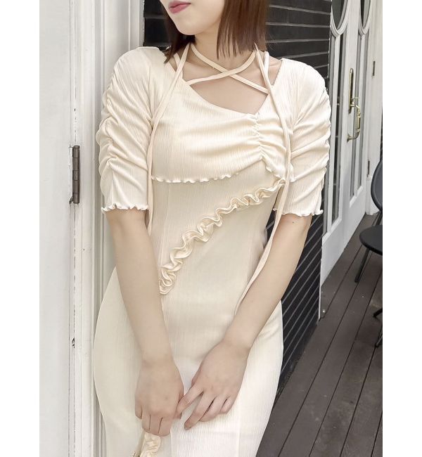 dazzlin「アシメレイヤードカットワンピース」|ワンピース|