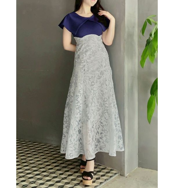 dazzlin「オパールフラワーコルセットワンピース」|ワンピース|