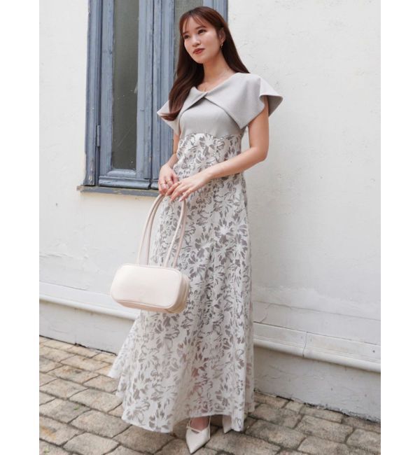 dazzlin「オパールフラワーコルセットワンピース」|ワンピース|