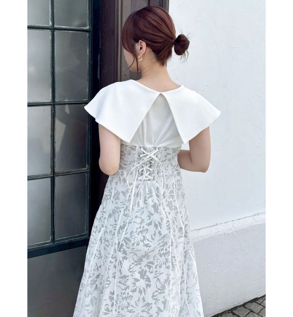 dazzlin「オパールフラワーコルセットワンピース」|ワンピース|