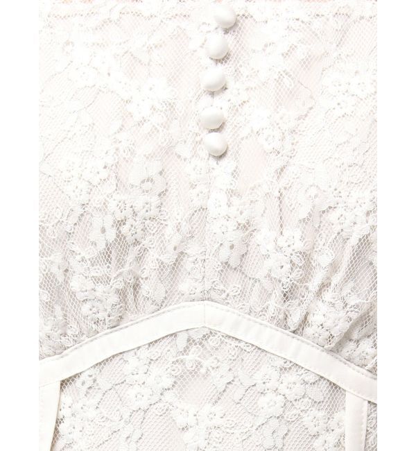 dazzlin「ネックツイスト刺繍レースドレス」|ドレス|