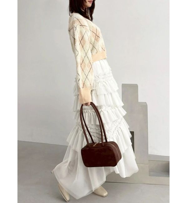 dazzlin「ランダムティアードチュールスカート」|スカート|