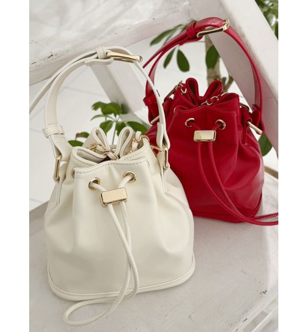 MERCURYDUO「チェーンドローストリングバッグ」|その他|