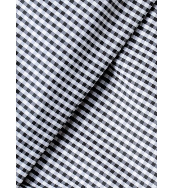 MERCURYDUO「ギンガムバックレースアップタックフレアスカート」|スカート|