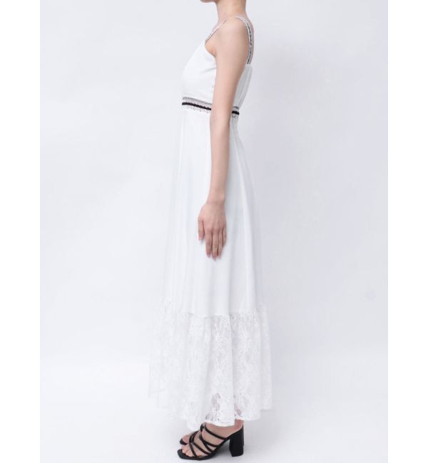 MERCURYDUO「モチーフレーステープワンピース」|ワンピース|