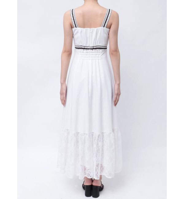 MERCURYDUO「モチーフレーステープワンピース」|ワンピース|