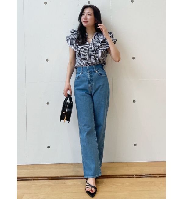 MERCURYDUO「ハイウエストストレートストレッチデニム」|その他|