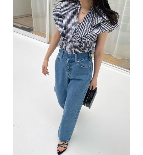 MERCURYDUO「ハイウエストストレートストレッチデニム」|その他|