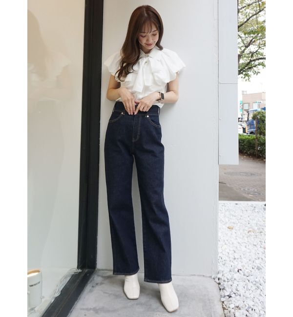 MERCURYDUO「ハイウエストストレートストレッチデニム」|その他|