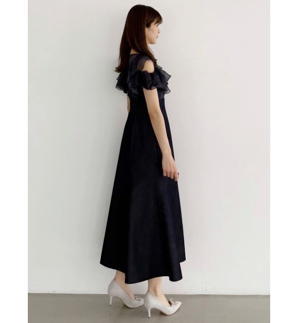 MERCURYDUO「2WAYシアーラッフルドッキングワンピース」|ワンピース|