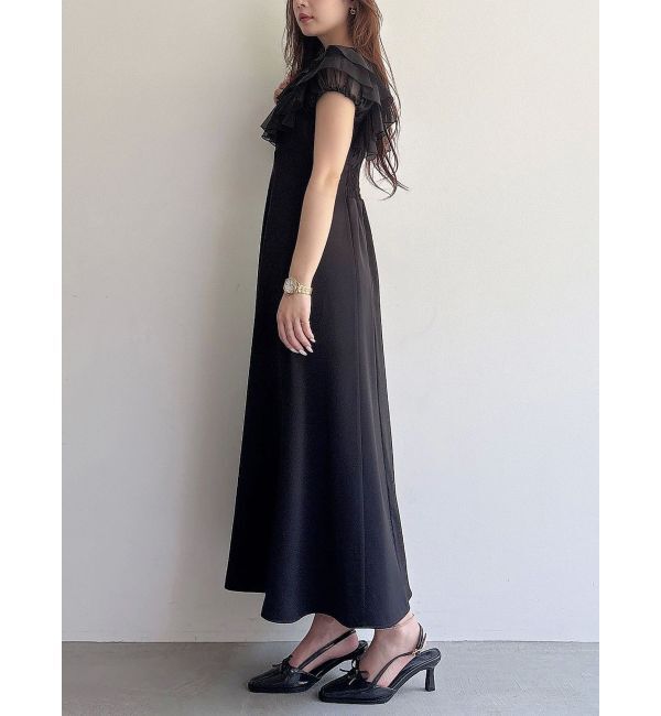 MERCURYDUO「2WAYシアーラッフルドッキングワンピース」|ワンピース|