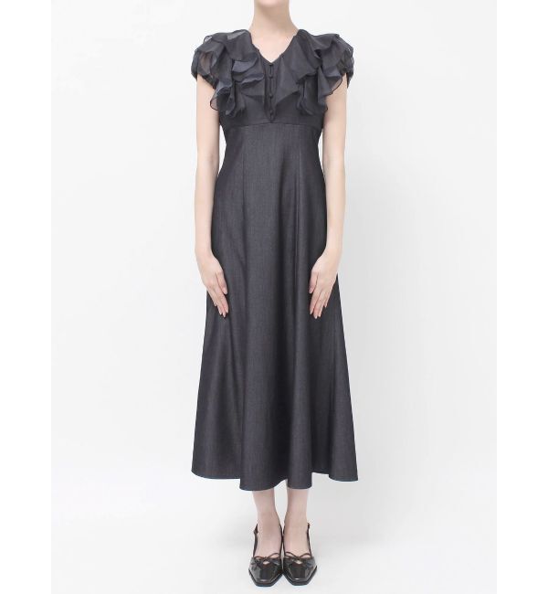 MERCURYDUO「2WAYシアーラッフルドッキングワンピース」|ワンピース|