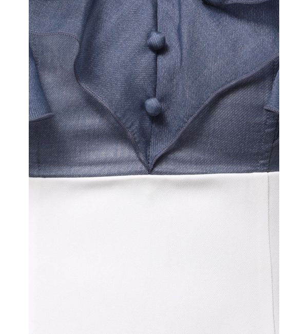 MERCURYDUO「2WAYシアーラッフルドッキングワンピース」|ワンピース|