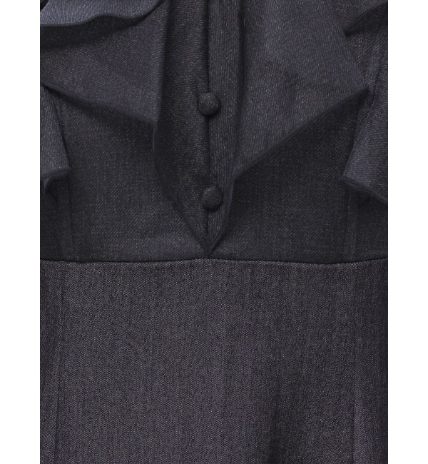 MERCURYDUO「2WAYシアーラッフルドッキングワンピース」|ワンピース|