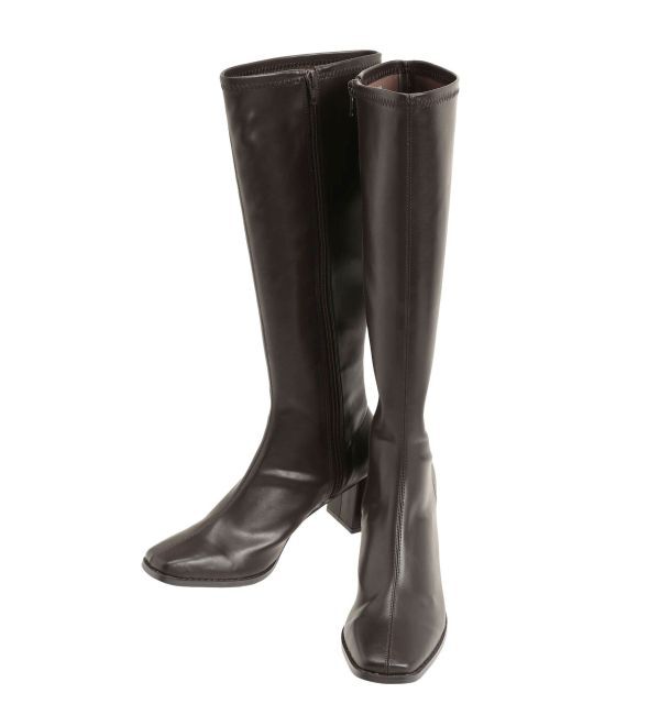 MERCURYDUO「ストレッチロングブーツ」|ロングブーツ|