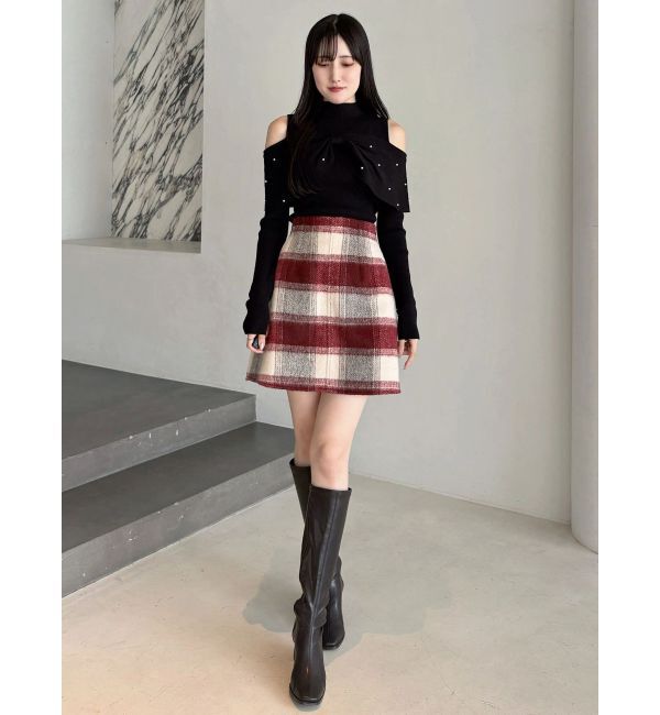 MERCURYDUO「ストレッチロングブーツ」|ロングブーツ|