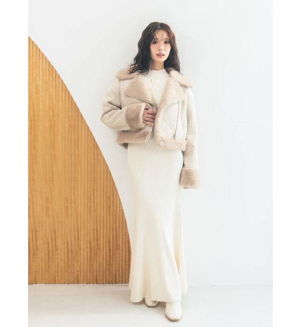 MERCURYDUO「フェイクムートンボンバージャケット」|その他|