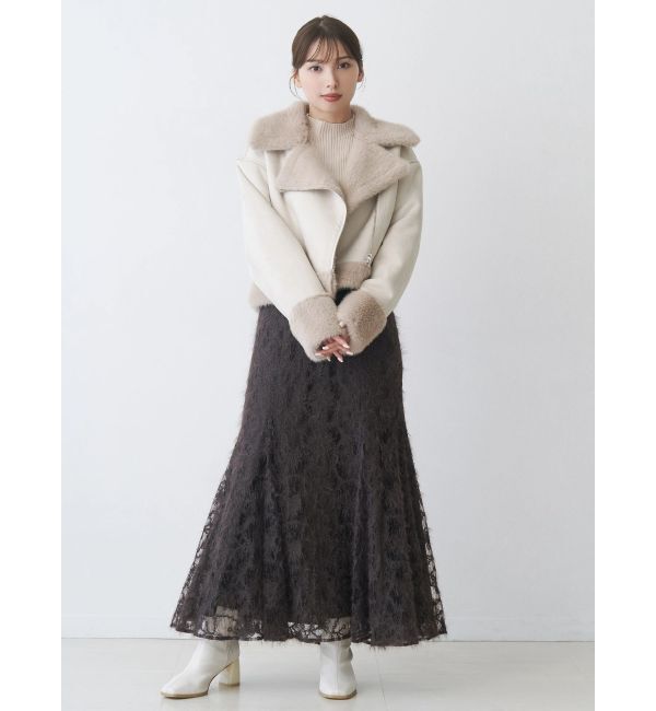 MERCURYDUO「フェイクムートンボンバージャケット」|その他|