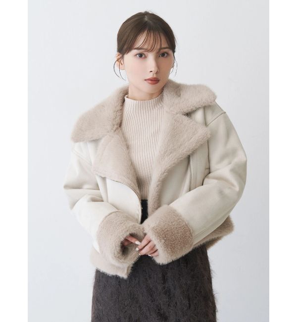 MERCURYDUO「フェイクムートンボンバージャケット」|その他|