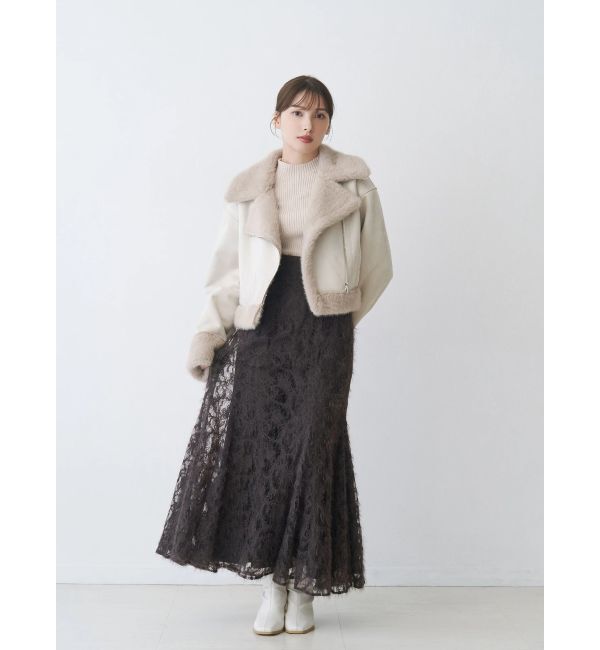 MERCURYDUO「フェイクムートンボンバージャケット」|その他|