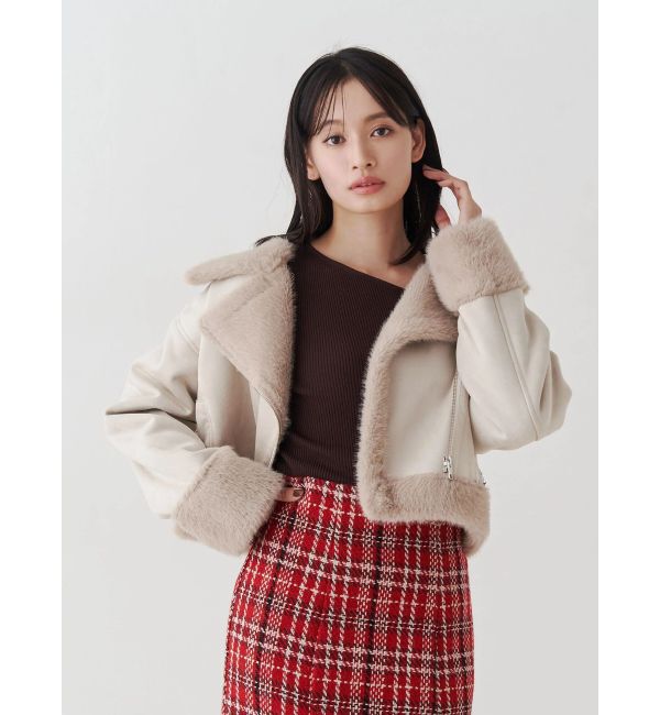 MERCURYDUO「フェイクムートンボンバージャケット」|その他|