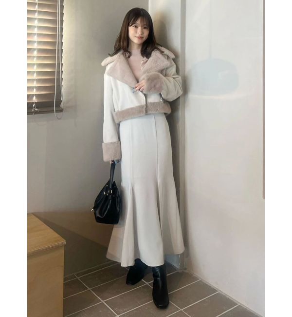 MERCURYDUO「フェイクムートンボンバージャケット」|その他|